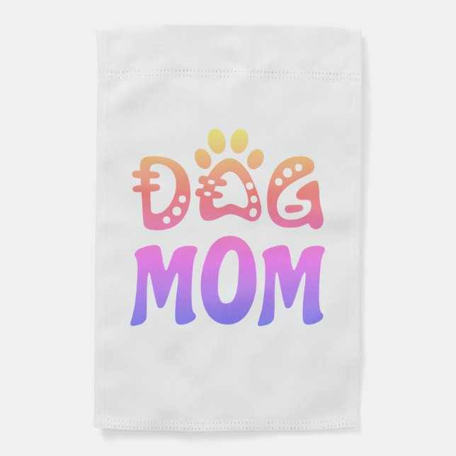 Dog Mom Garden Flag (Front)