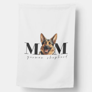 Dog Mom GERMAN SHEPHERD DOG Classic T-Shirt House Flag