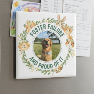 Dog Mom Gift – Floral Botanical Pet Lover Magnet