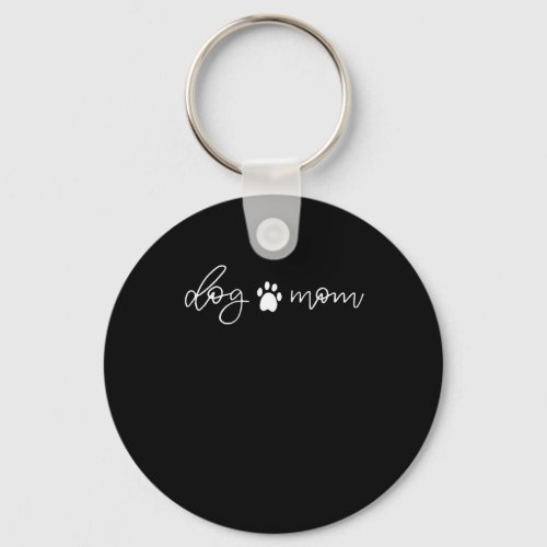 Dog Mom Gift for Dog Mama Classic Dog Lover Keychain