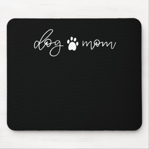 Dog Mom Gift for Dog Mama Classic Dog Lover Mouse Pad