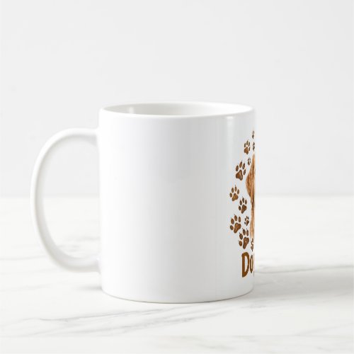 Dog Mom Golden Coffee Mug