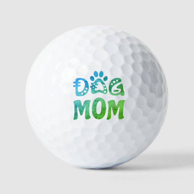 Dog Mom Golf Balls (Front)