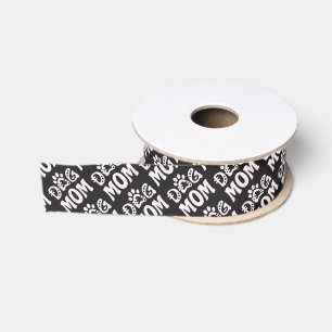 Dog Mom Grosgrain Ribbon