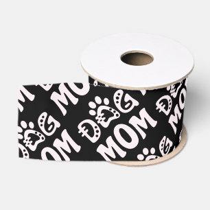 Dog Mom Grosgrain Ribbon