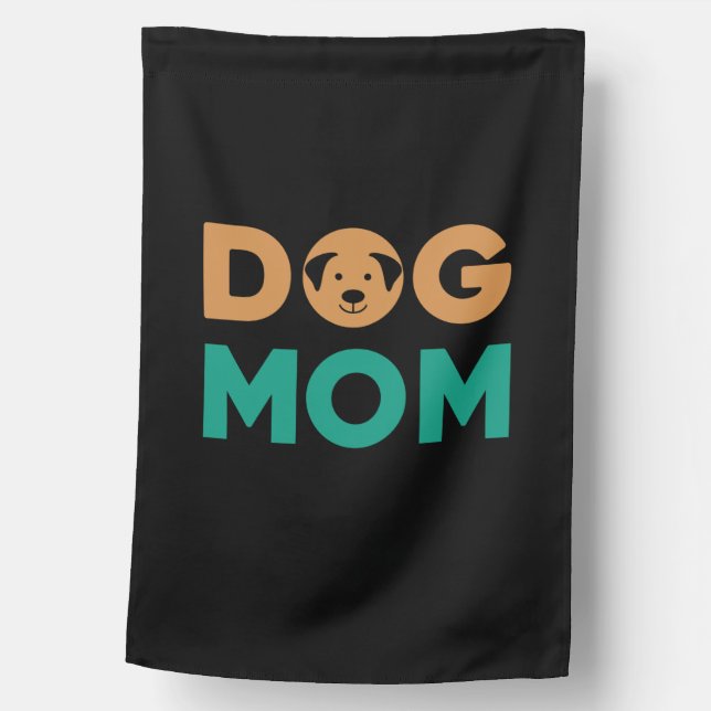 Dog Mom House Flag (Front)