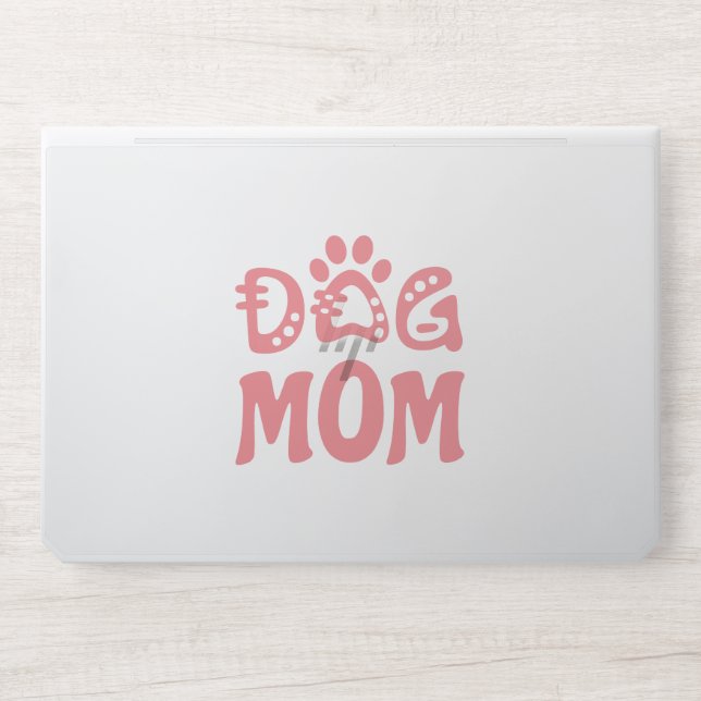 Dog Mom HP Laptop Skin (Front)