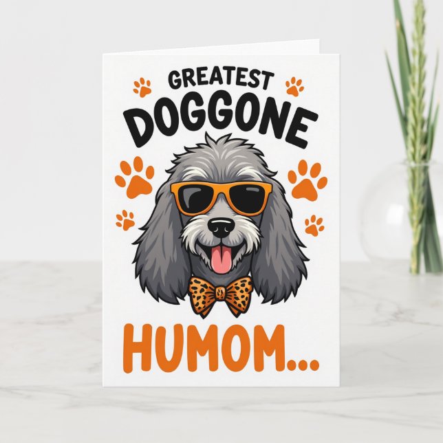 Dog Mom Illustration Card (Front)