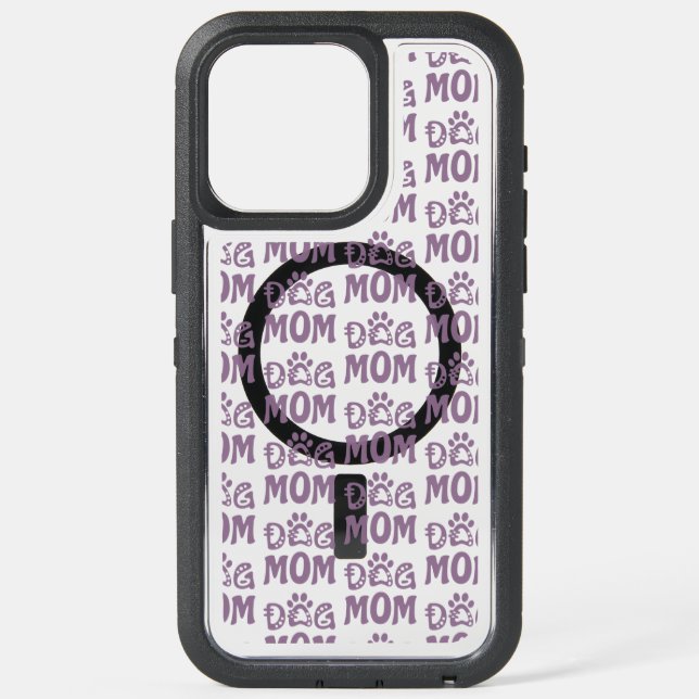 Dog Mom iPhone 15 Pro Max Case (Back)