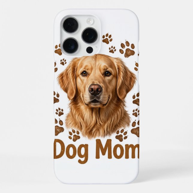 Dog Mom iPhone 16 Pro Max Case (Back)