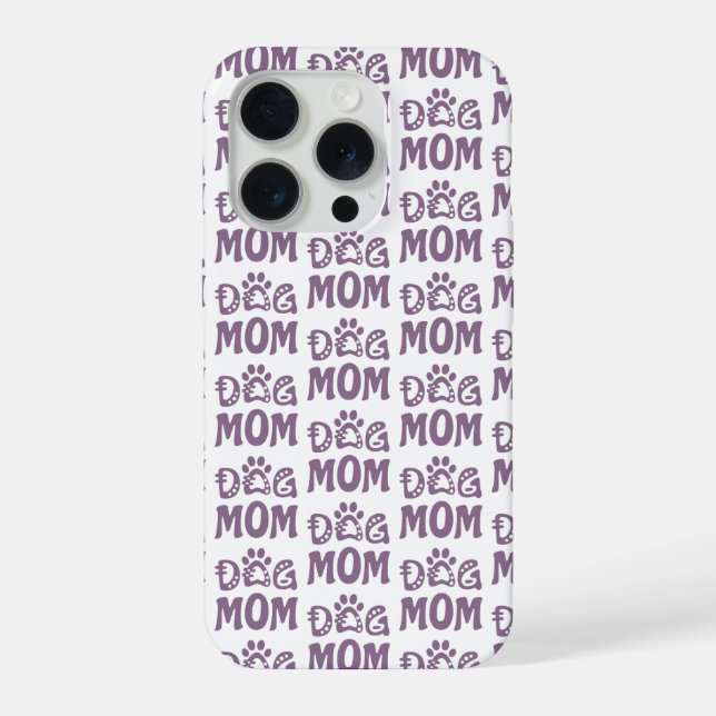 Dog Mom iPhone Case (Back)