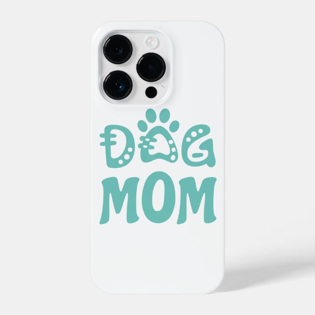 Dog Mom iPhone Case (Back)