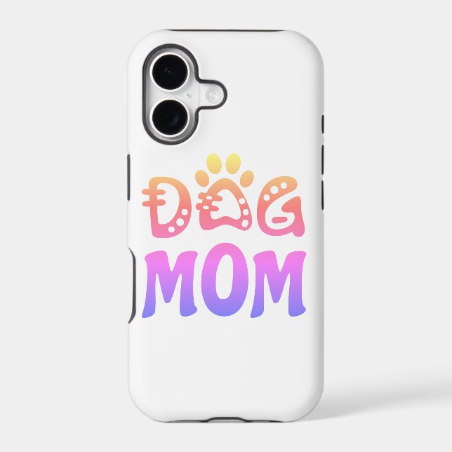 Dog Mom Iphone Case (Back)