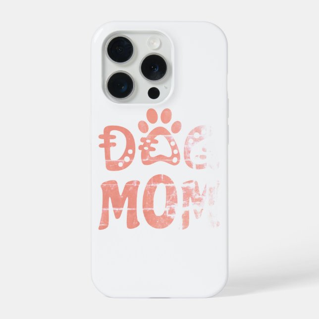 Dog Mom iPhone Case (Back)