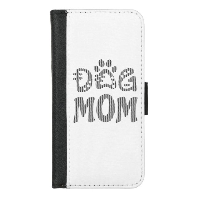 Dog Mom iPhone Wallet Case (Front)