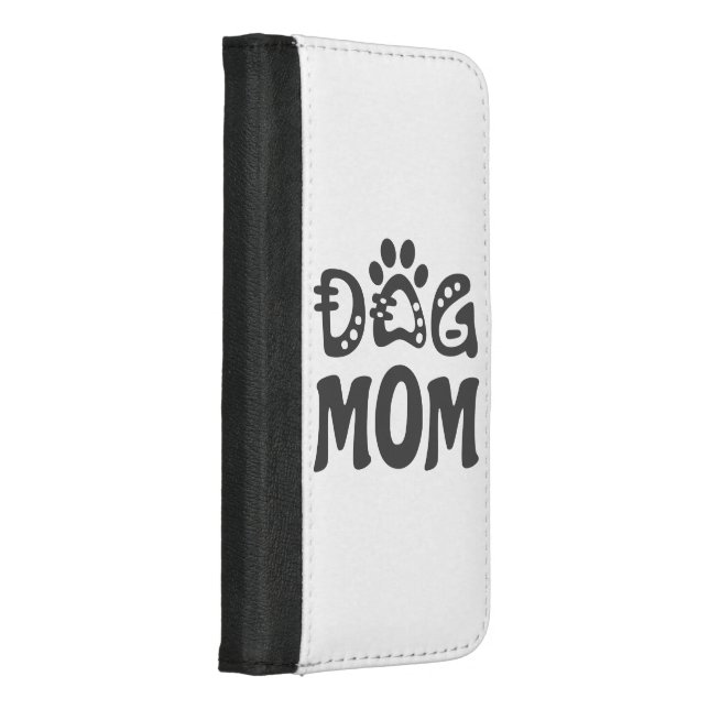 Dog Mom iPhone Wallet Case (Right)