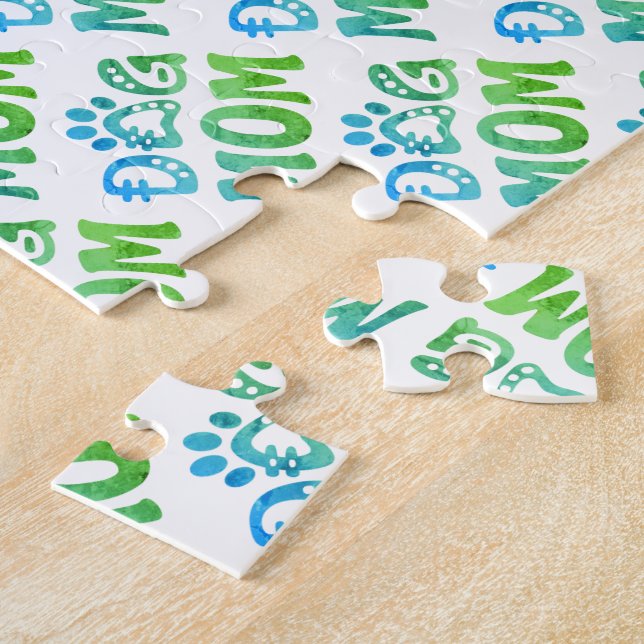 Dog Mom Jigsaw Puzzle (Side)