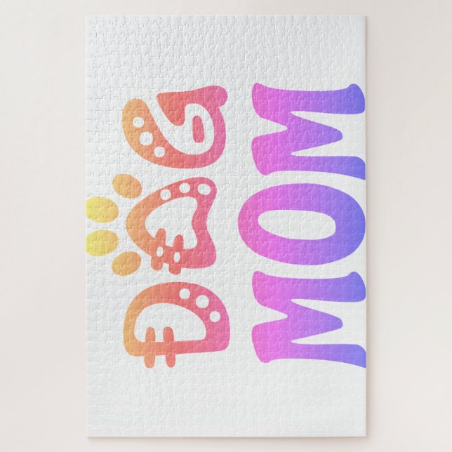 Dog Mom Jigsaw Puzzle (Vertical)