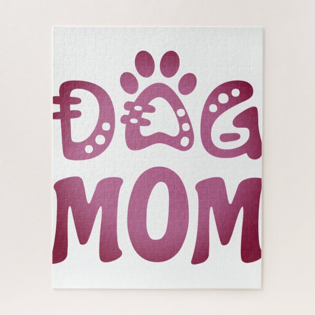 Dog Mom Jigsaw Puzzle (Vertical)