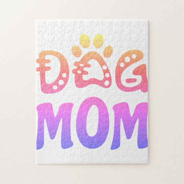 Dog Mom Jigsaw Puzzle (Vertical)