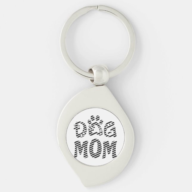 Dog Mom Keychain (Front)