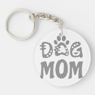 Dog Mom Keychain