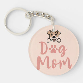 Dog Mom Keychain