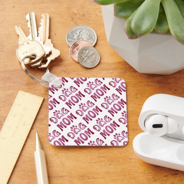 Dog Mom Keychain (Desk)