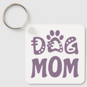 Dog Mom Keychain