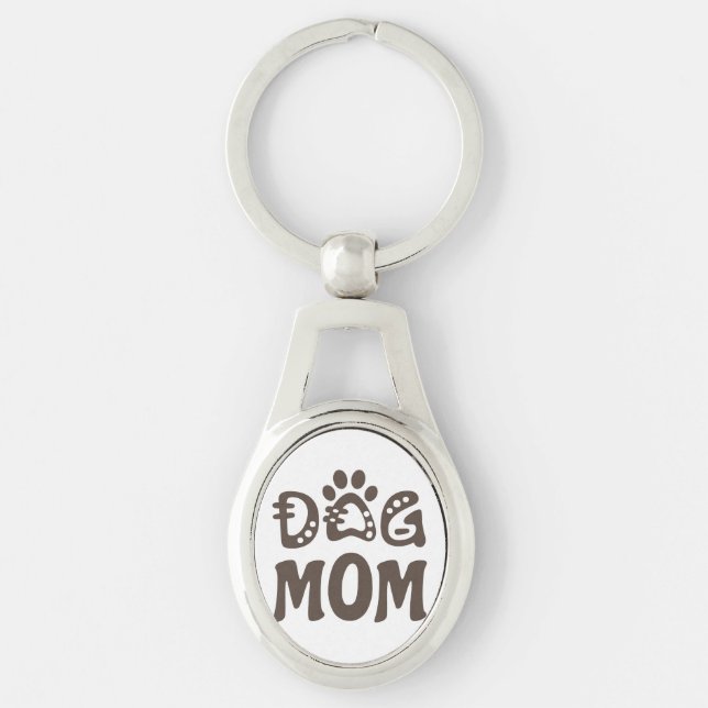 Dog Mom Keychain (Front)