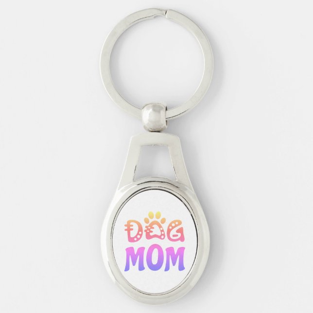 Dog Mom Keychain (Front)