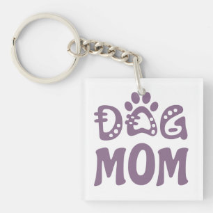 Dog Mom Keychain