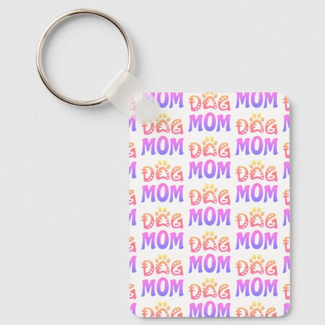 Dog Mom Keychain (Front)