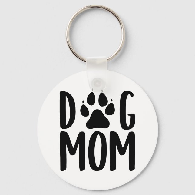 Dog Mom Keychain (Front)