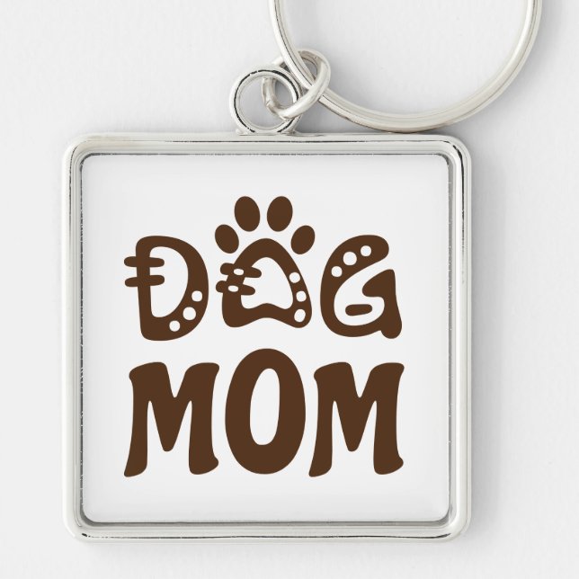 Dog Mom Keychain (Front)