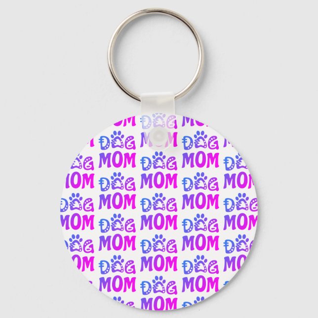 Dog Mom Keychain (Front)