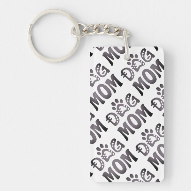 Dog Mom Keychain (Front)