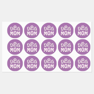 Dog Mom Kids' Labels
