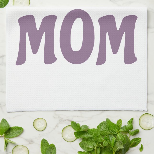 Dog Mom Kitchen Towel (Folded)