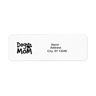 Dog Mom label