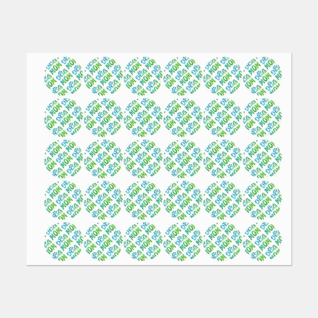 Dog Mom Labels (Sheet)