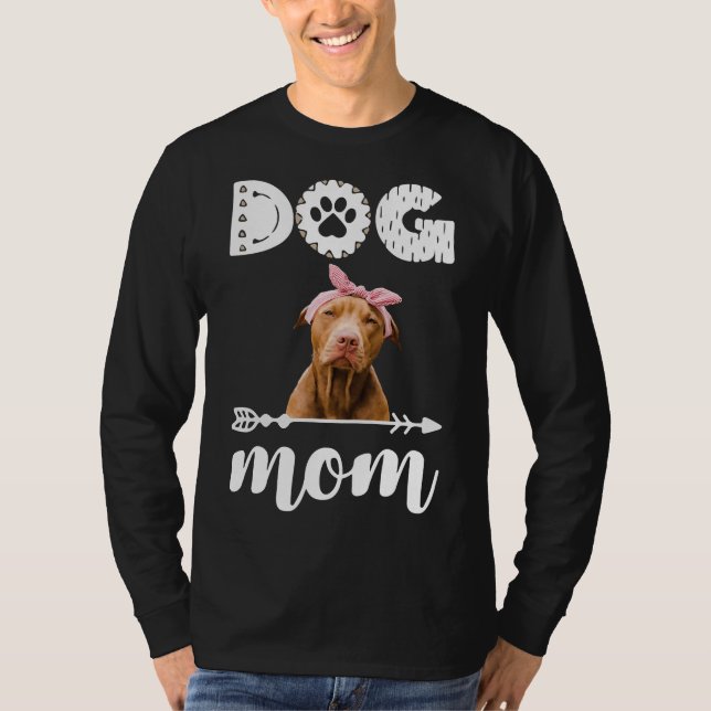 Dog Mom Labrador Retriever Mom T-Shirt (Front)