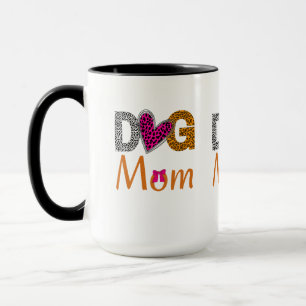 Dog Mom Leopard Print/Trending Dog Lover Gift Mug