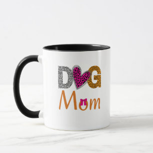 Dog Mom Leopard Print/Trending Dog Lover Gift Mug