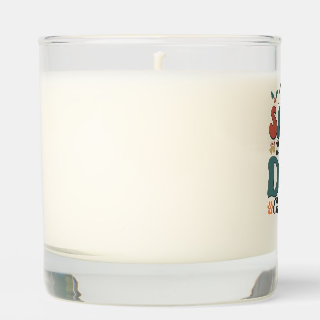 Dog Mom Life Scented Candle (Front)