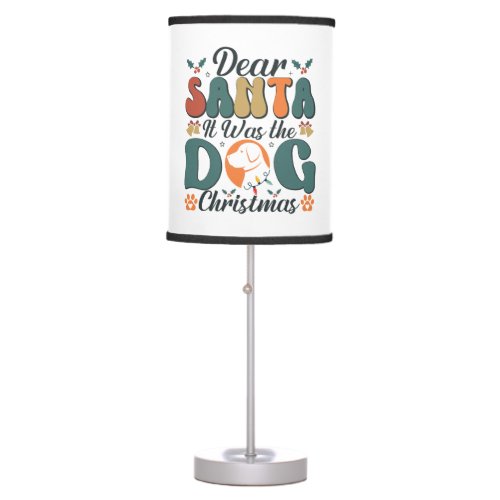 Dog Mom Life Table Lamp