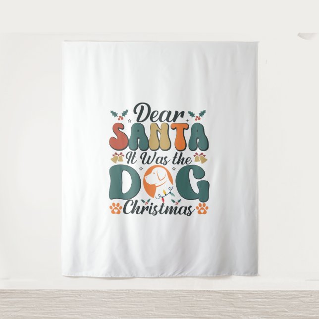 Dog Mom Life Tapestry (Front)