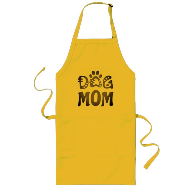 Dog Mom Long Apron (Front)