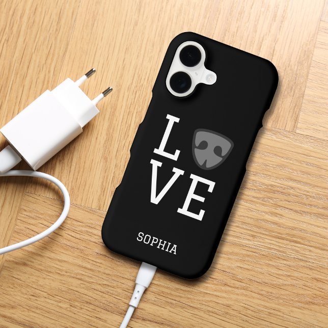 Dog Mom Love Cute Pet Personalized  Case-Mate iPhone Case (Creator Uploaded)