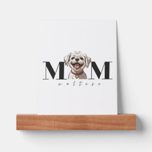 Dog Mom MALTESE Classic T-Shirt Picture Ledge